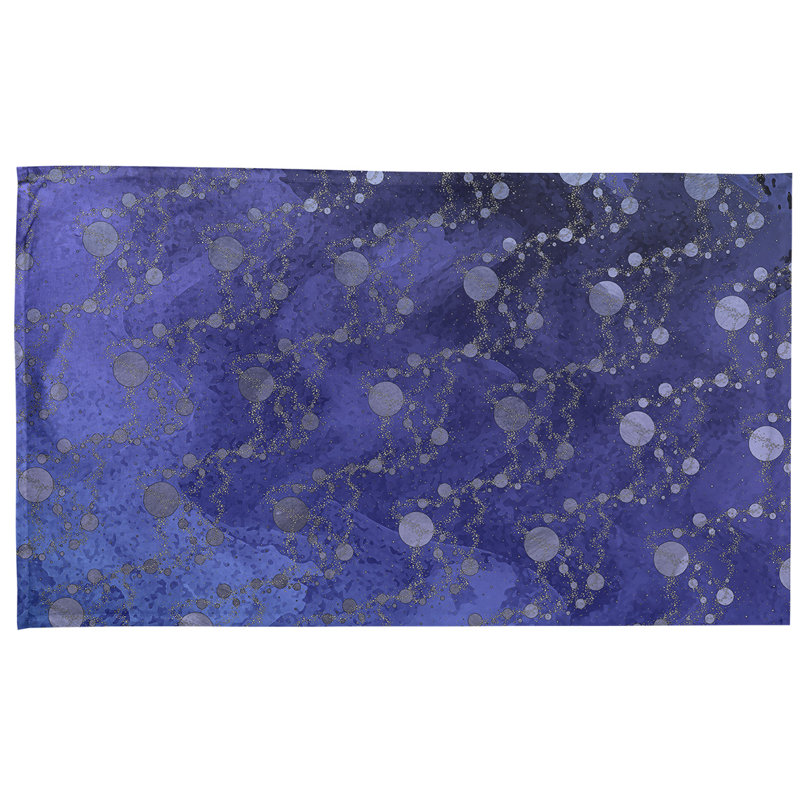 Mcguigan Tea Towel Kitchen Towel, Dark Blue, Poly Twill
