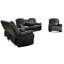 Ensemble de salon inclinable 3 pièces Rone-870671014