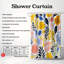Rideau de douche Vintage Flowers - Premium-626596487