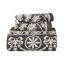 Ensemble de couvre-lit médaillon traditionnel en mélange de coton léger Alistair-149555565-135716232