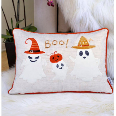 Coussin fantaisie d'Halloween Boo