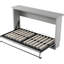 Twin Bed Into Cabinet, Grey - Solid, Space Conscious Fold Robust, Saving