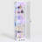 67.9'' H x17.7'' W 6-Tier Glass Display Cabinet  With RGB Lights-1907979181
