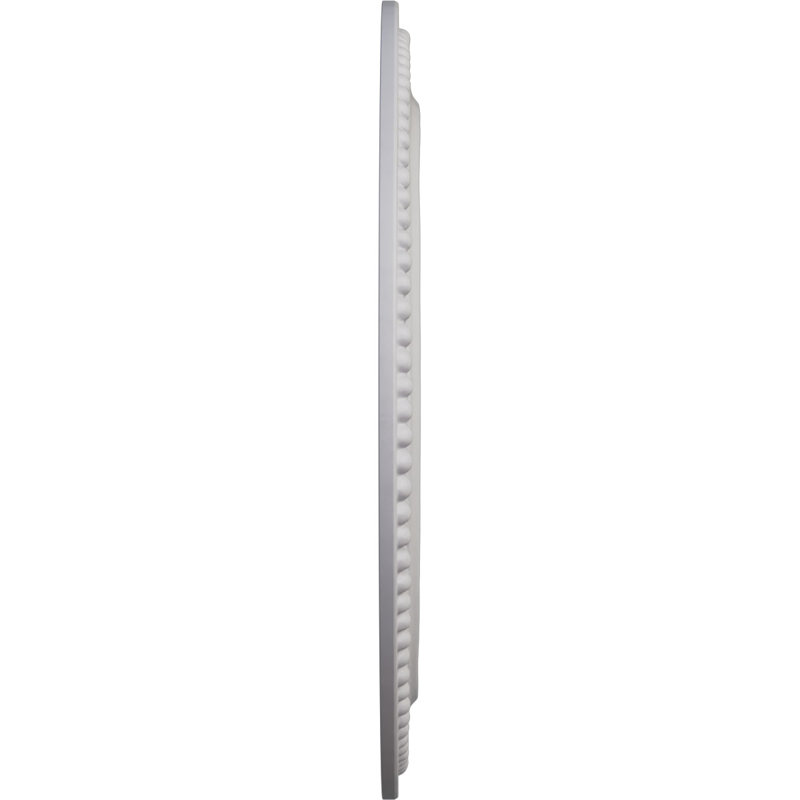 Médaillon de plafond 18 po x P 1 1/4 po Oldham (convient aux auvents jusqu'à 8 5/8 po), Blanc ultra pur