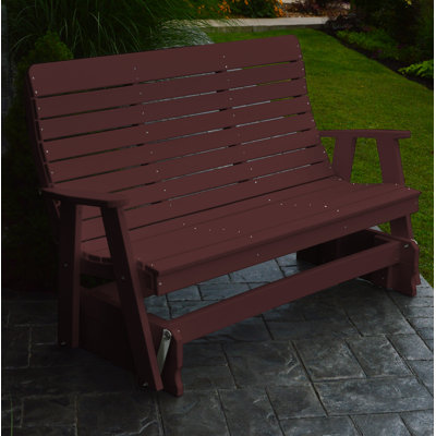 Aeliana Wicker Outdoor Glider