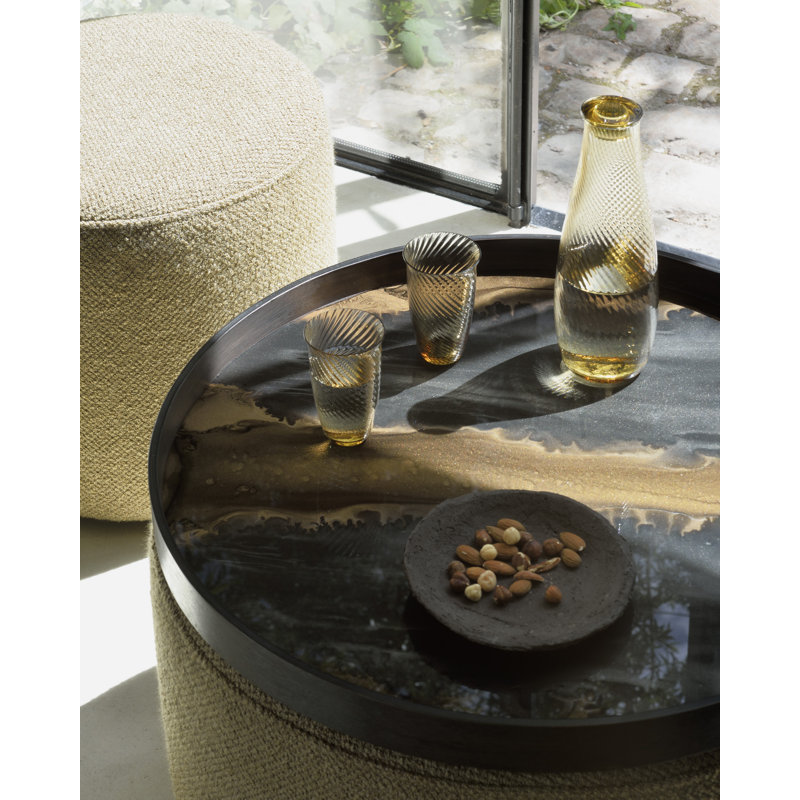 Classics Round Abstract Decorative Tray