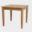 Ensemble rustique en bois d'acacia: 2 chaises en corde + table d'appoint à lattes pour l'extérieur