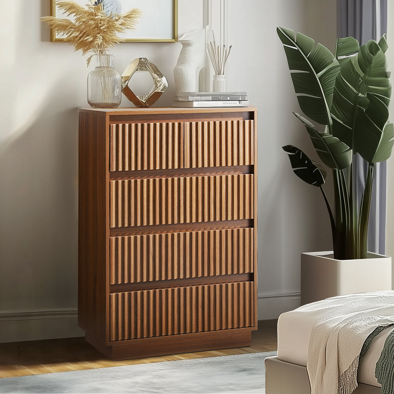 Ebern Designs Commode simple 5 tiroirs 27,5 po Dejesus et Commentaires ...