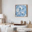 «Floral Winter Blue Flowers», reproduction d'art non encadrée-355681781