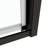 44-48" W X 71" H Pivot Shower Door - Matte Black Finish, 1/4" Tempered Glass, Stainless Steel Handle, Magnetic Close, Leak Feature, Universal Fit Swing In Width Height, Design-118162817
