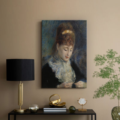 «Woman Crocheting» par Pierre-Auguste Renoir