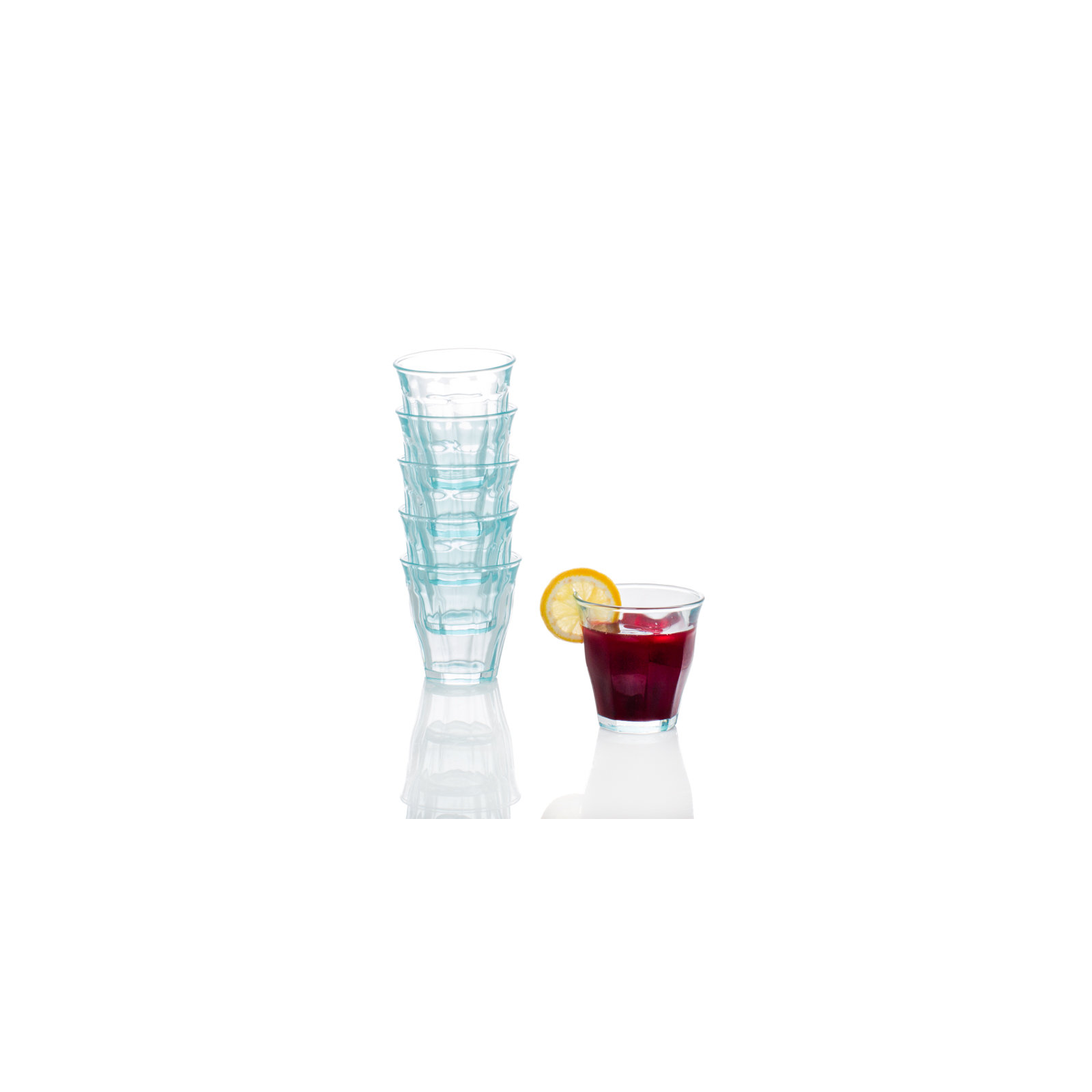 Veruca 6oz. Glass Drinking Glass Glassware, Blue