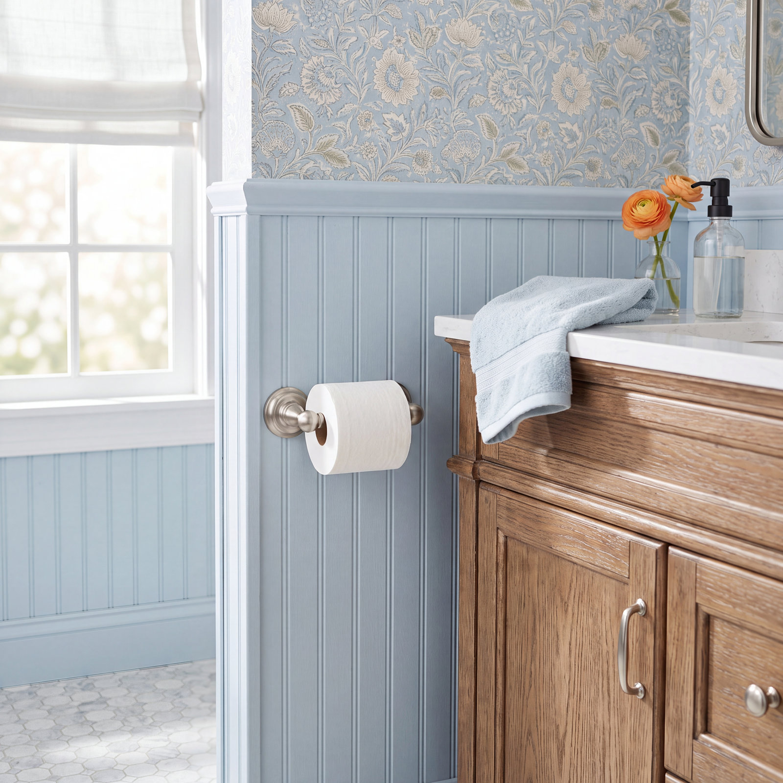Madison Package Toilet Paper Holder, Brushed Nickel