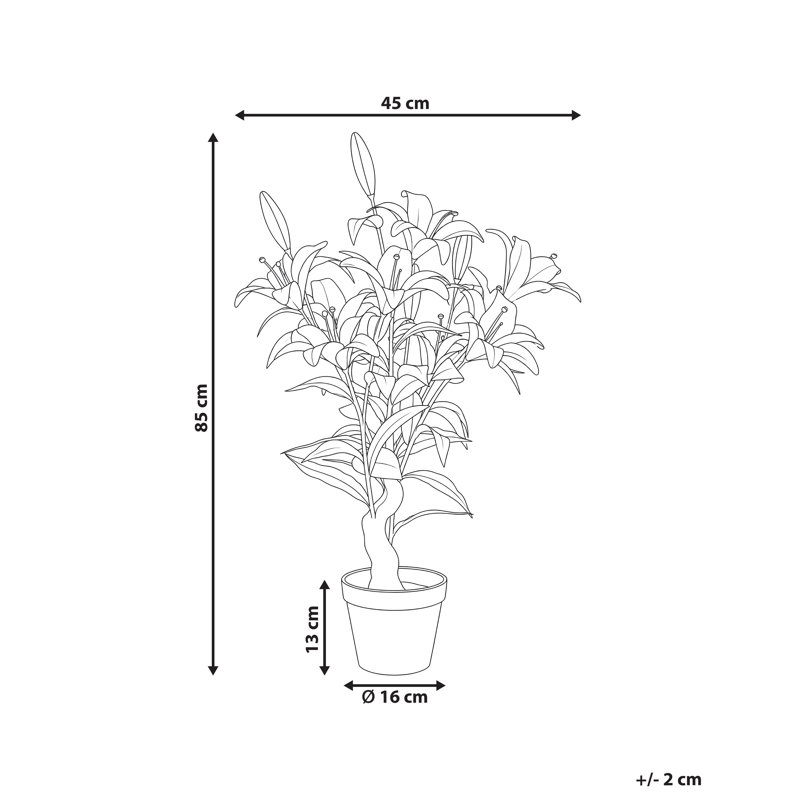 Artificial Plant LILIARIUM 85 cm Pink