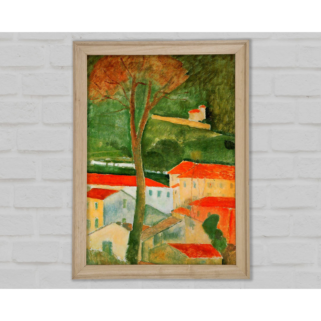 Modigliani Landschaft 2 - Druck