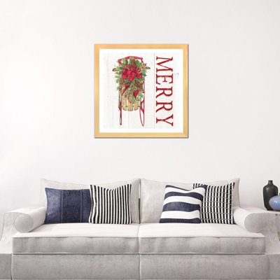«Home for the Holiday Merry Sled» par Tara Reed - impression