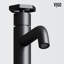 Robinet de lavabo vasque à poignée simple H 12 po Ruxton-61598631