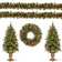 Frosted Berry Christmas Tree, Wreath and Garland Set