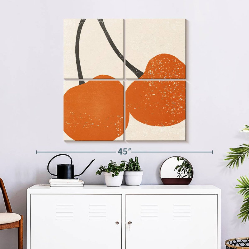 Yarlin Graphic Fruit III, H 32 po x l 32 po