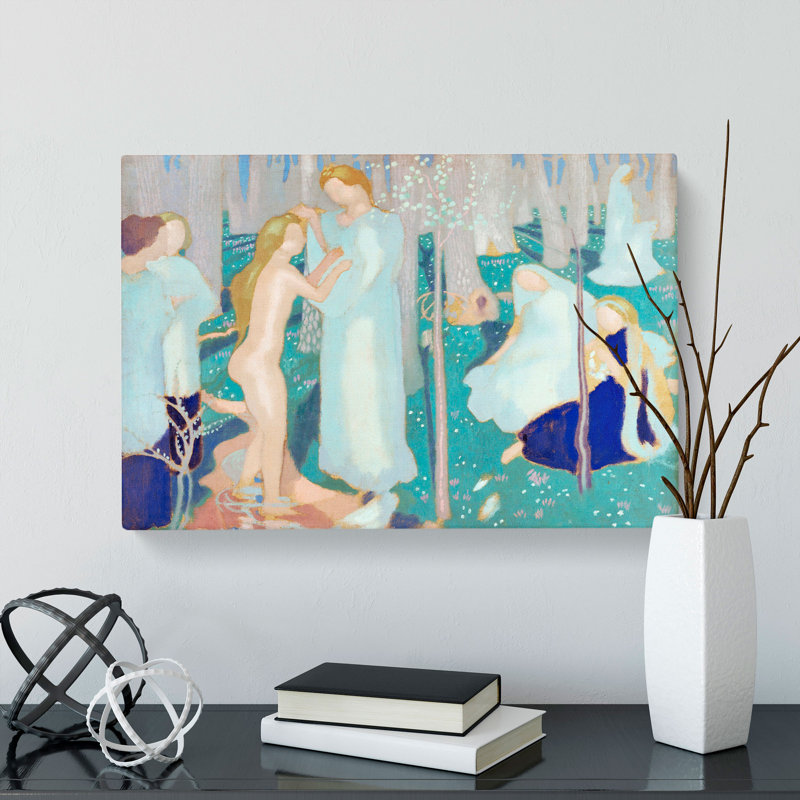 Springtime by Maurice Denis - Wrapped Canvas, 35cm H x 50cm W x 3cm D