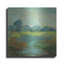 Art mural luxueux «Windsor Blue Field 3» par Silvia Vassileva, 36 po x 36 po-205885770