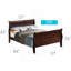 Lit double Louis Phillipe, cappuccino-842844743-842844747
