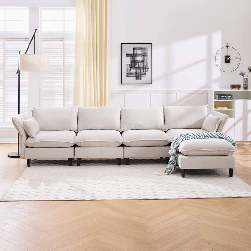 Modular Sectional Sofa, Beige