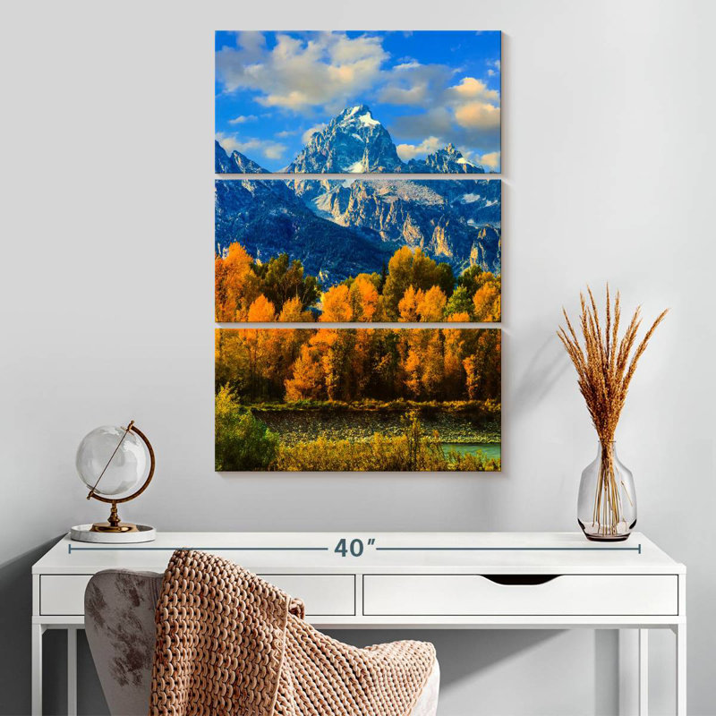 Alvord Autumn In Grand Teton I, H 32 po x l 20 po