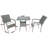 3 Piece Patio Wicker Conversation Set