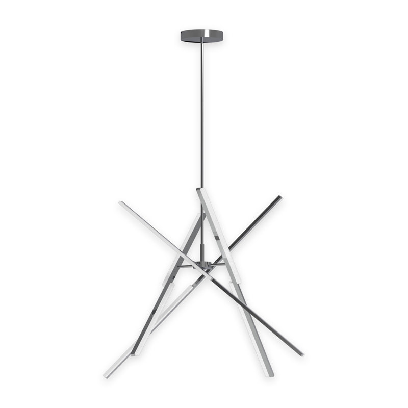 Stix - LED Chandelier -, Chrome