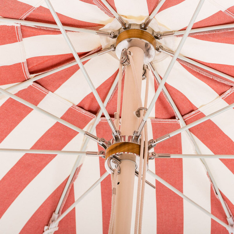 Patio 90'' W Umbrella, Red/White