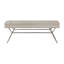 Banc contemporain tapissier Beige