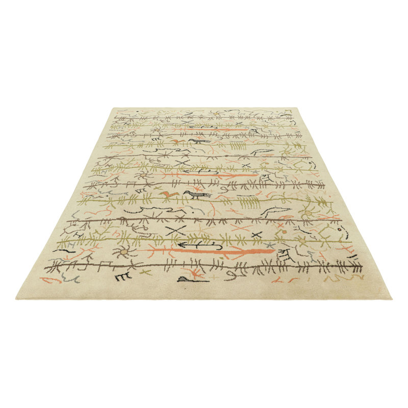 One-of-a-Kind 6'4x7'10 Hand Knotted Area Rug