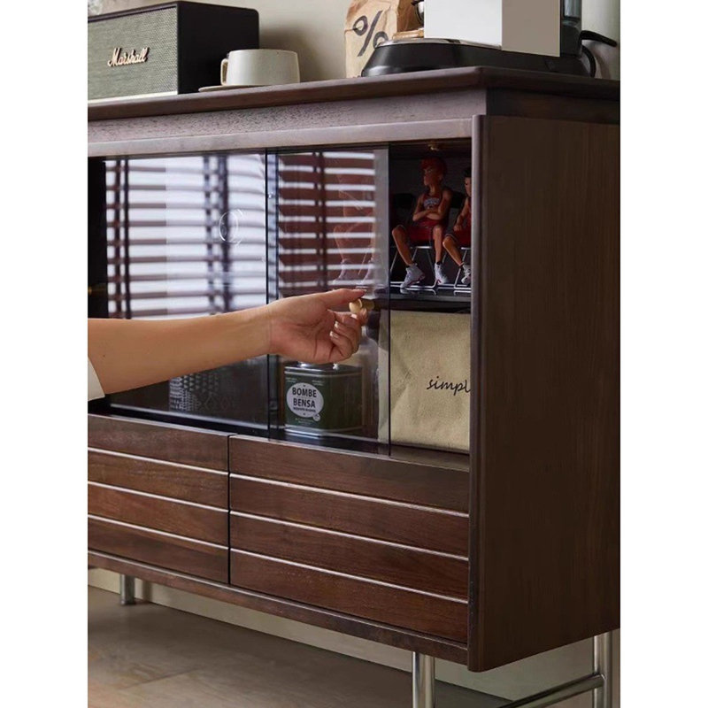 Buffet arrondi à large comptoir, H 31,50 po x l 47,24 po x P 15,55 po