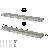 Sydney 36" W x 6" D Floating Shelves Set with Invisible Wall Mount Brackets-97960581