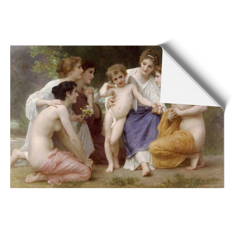 Admiration by William Adolphe Bouguereau - No Frame Print, 42cm H x 59cm W x 0.1cm D