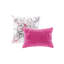 Édredon rose / double avec motif floral et lit en tissu lavable à la machine avec taies décoratives