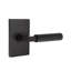 Emtek Select Passage Interior Mortise w/ Modern Rectangular Rosette & L-Sq. Stem, Faceted Lever-456186738-456186739