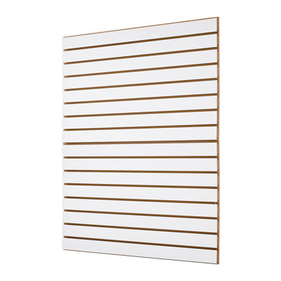 4 x 4 ft SlatWall Panelling MDF Garage Slatwall with Modular Design