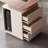 Durable Lacquered Storage Cabinet Desk