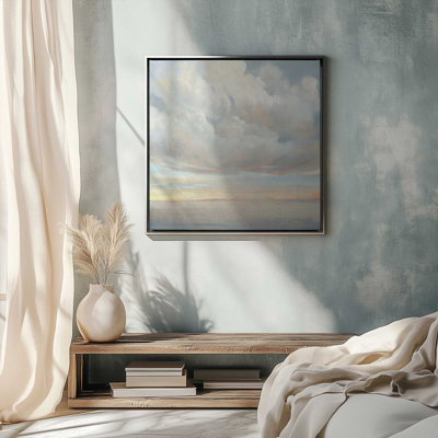 «Layers of Light and Clouds I», reproduction sur toile dans un cadre
