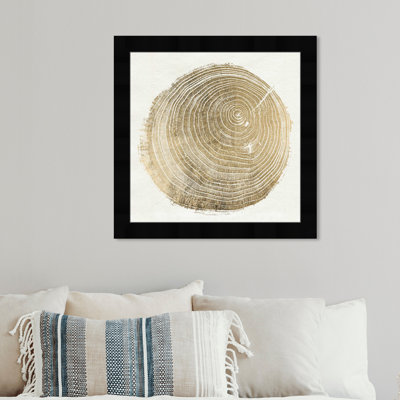 Gold Abstract Tree by Oliver Gal - Print