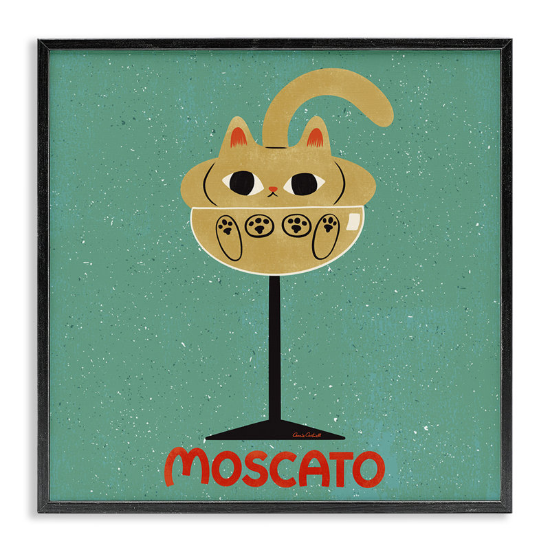 Giclée sur pied, vin de moscou, par Carrie Cantwell, Giclée encadrée noir minuit, H 12 po x l 12 po