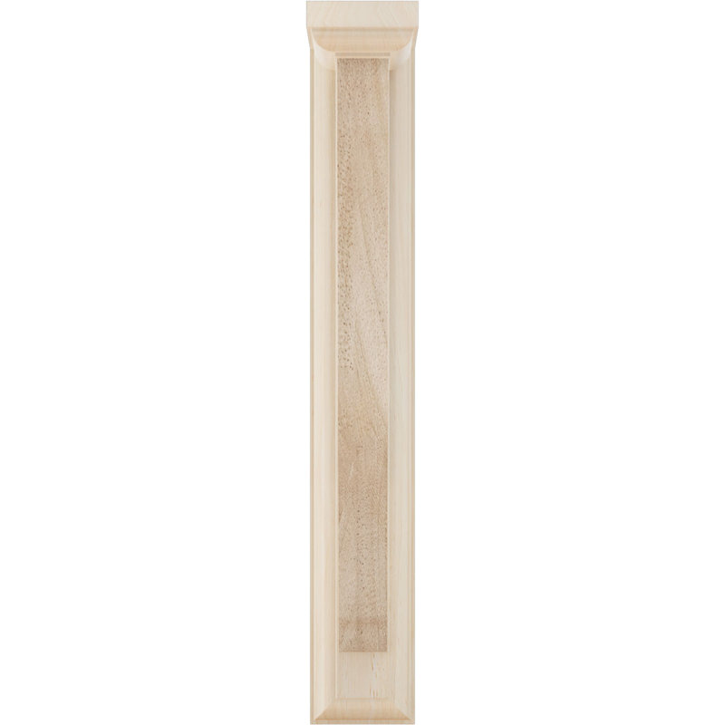 Unfinished Rubberwood 10" Contemporary Corbel