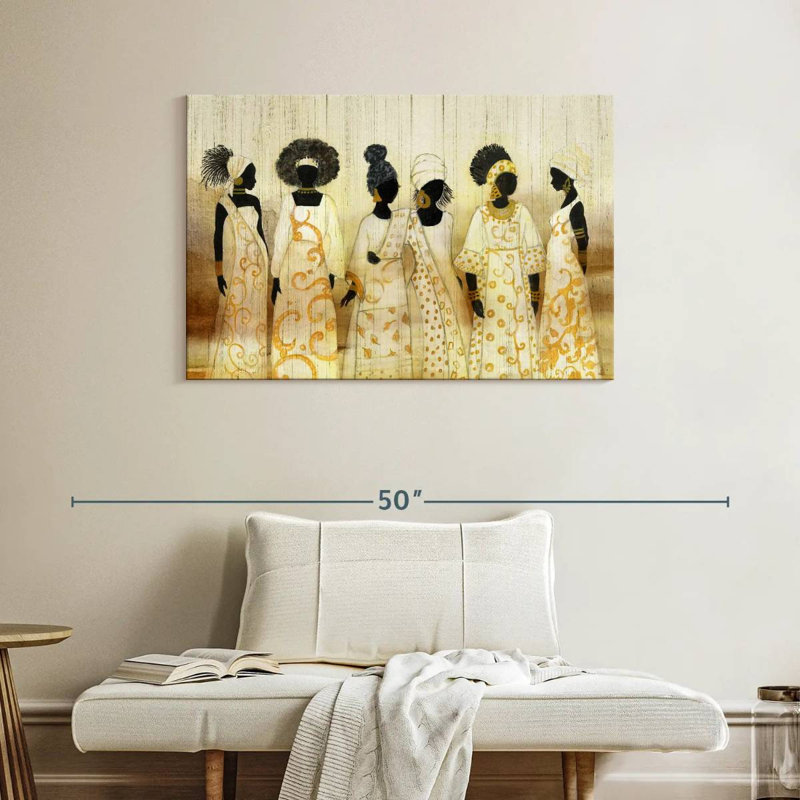 Leisha Six Queens, 26" H x 39" W
