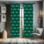 Rideaux à motif d'animaux de mer Ebern Designs, Shark Silhouettes Wild, paire de 28-459193075-459193081