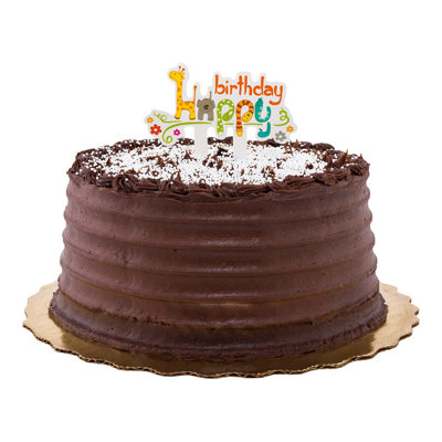 Top Cake Assorted Paper Happy Birthday Cake Topper - Jungle Safari - 3 3/4" X 2 3/4" - 100 Count Box