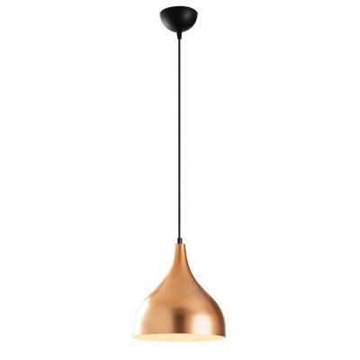 1 - Light Black Single Pendant