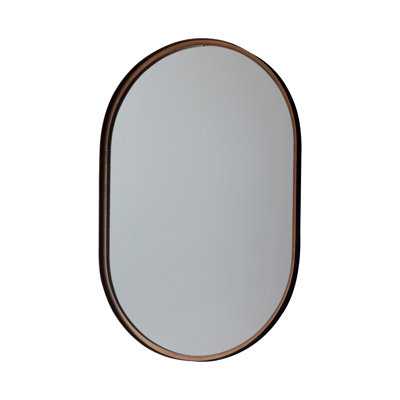Deusenburg Metal Flat Wall Mirror