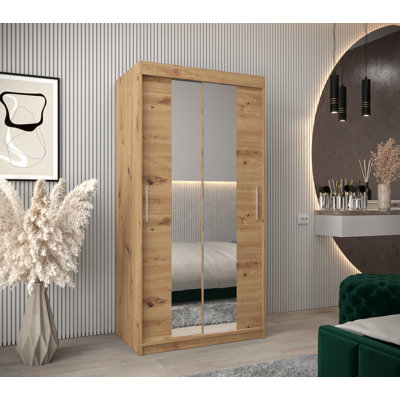 Karren 2 Door Manufactured Wood Wardrobe